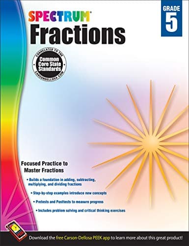 Spectrum Fractions, Grade 5 cover
