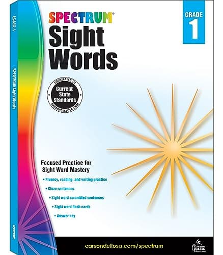 Spectrum Sight Words, Grade 1 cover