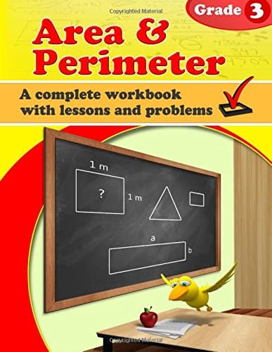 Area & Perimeter - Grade 3 Workbook cover