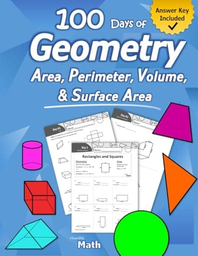 Humble Math — Area, Perimeter, Volume, & Surface Area cover
